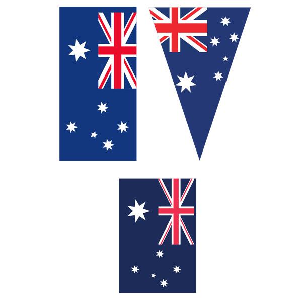 Australian flag bunting