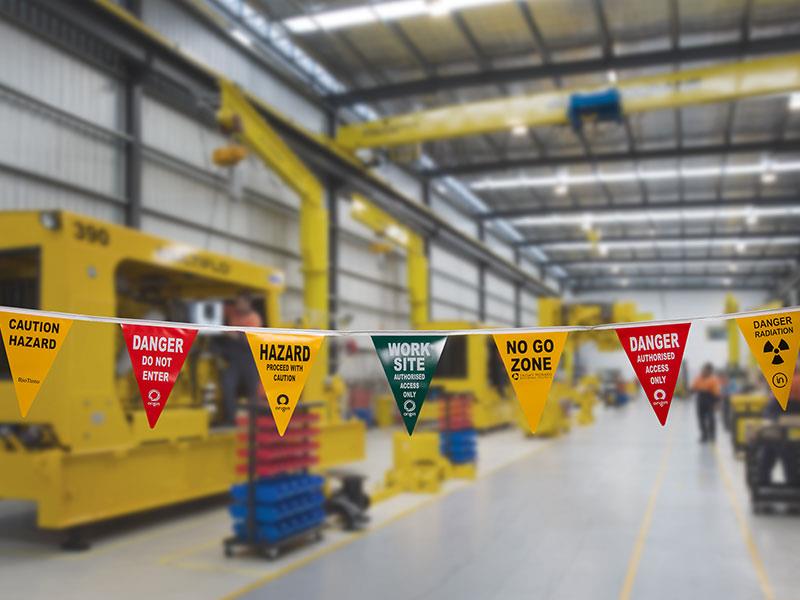 Construction Safety & Mining Bunting Flags