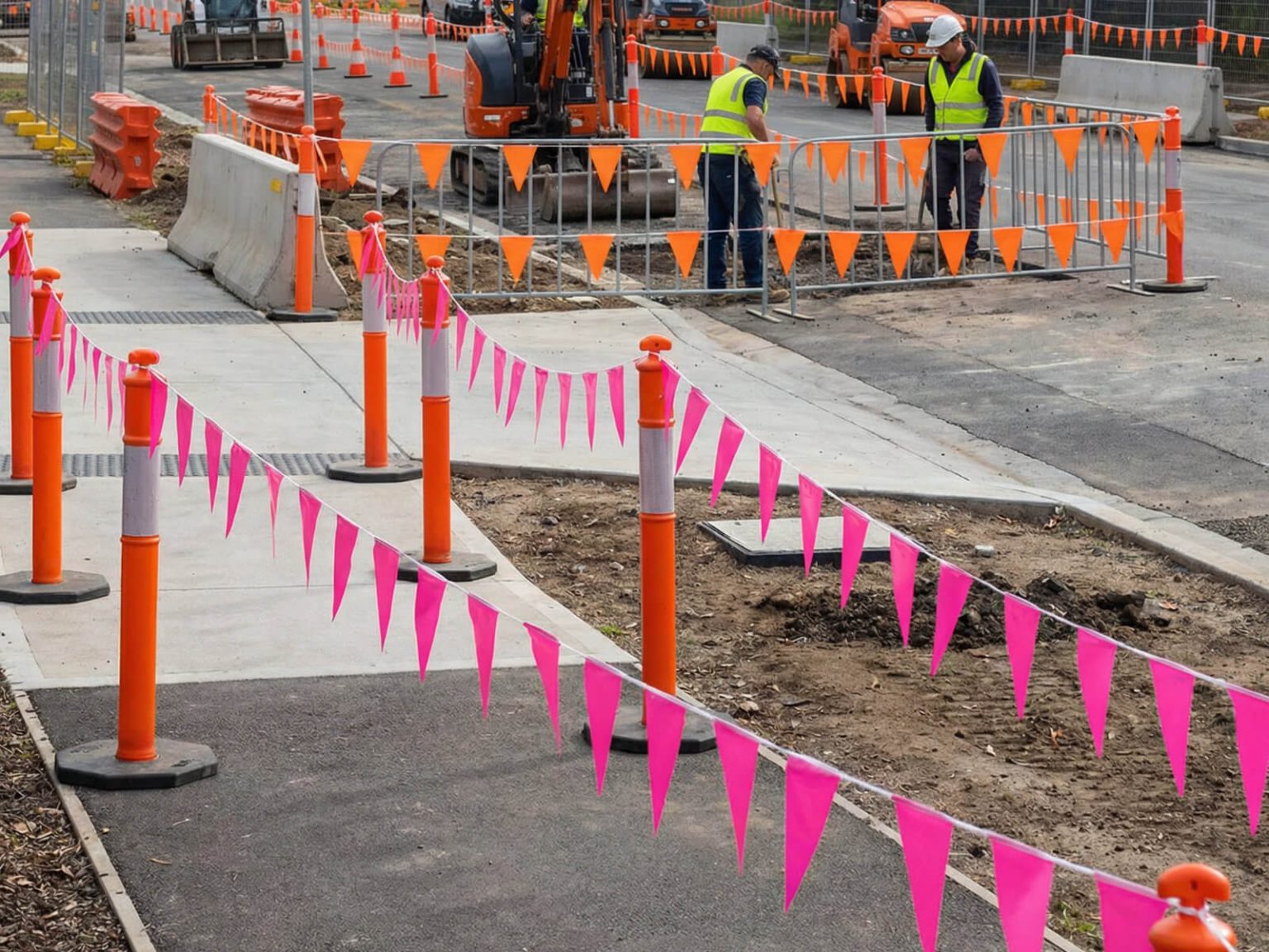 Coloured Safety Flags On Rope | Buy Safety Flagging